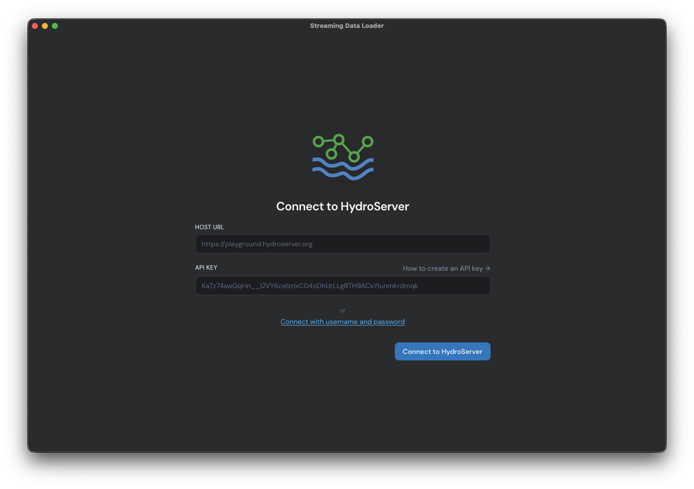 streaming data loader