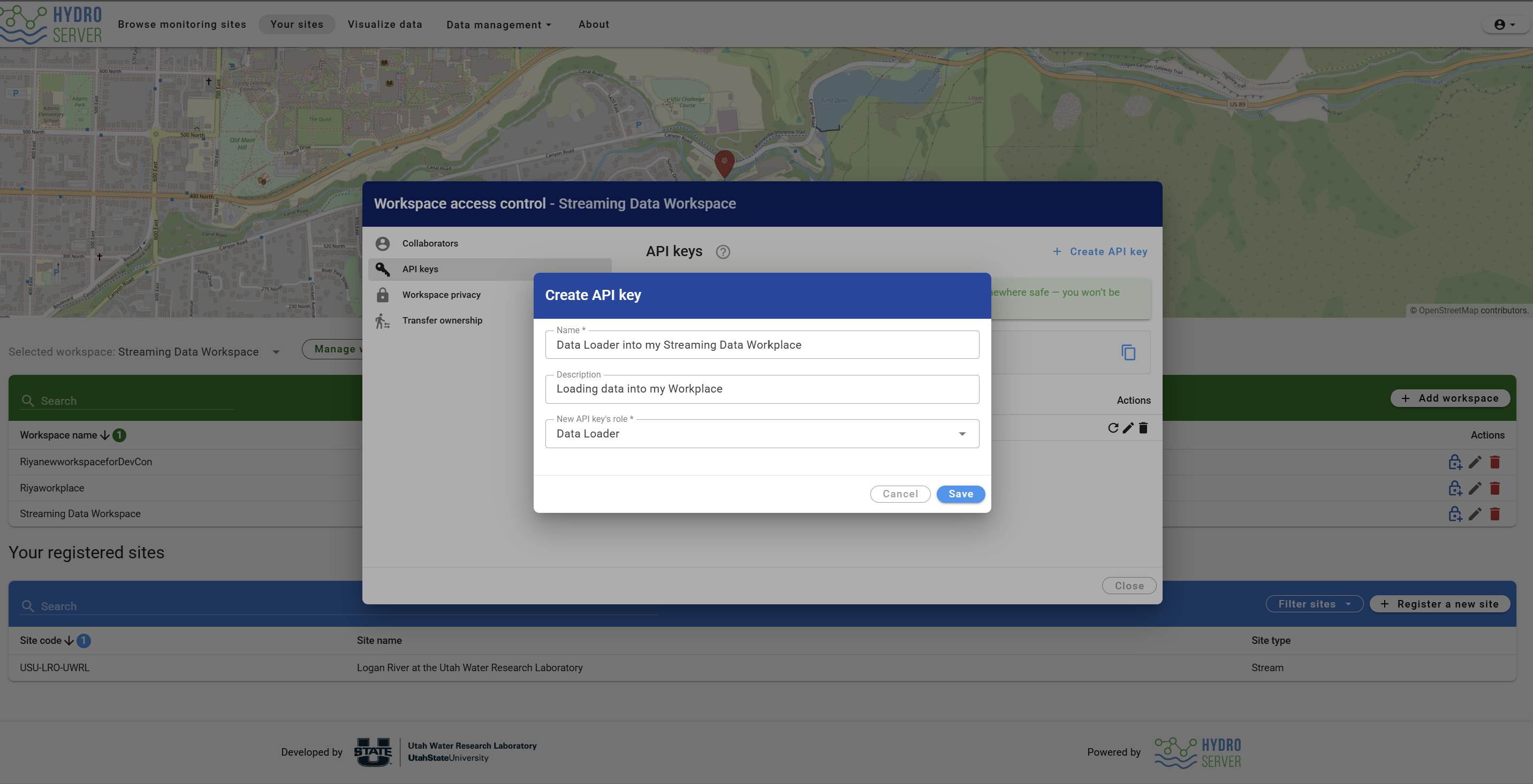 Create API Key